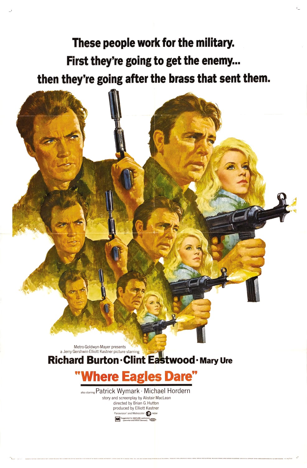 Extra Large Movie Poster Image for Where Eagles Dare (#2 of 7)