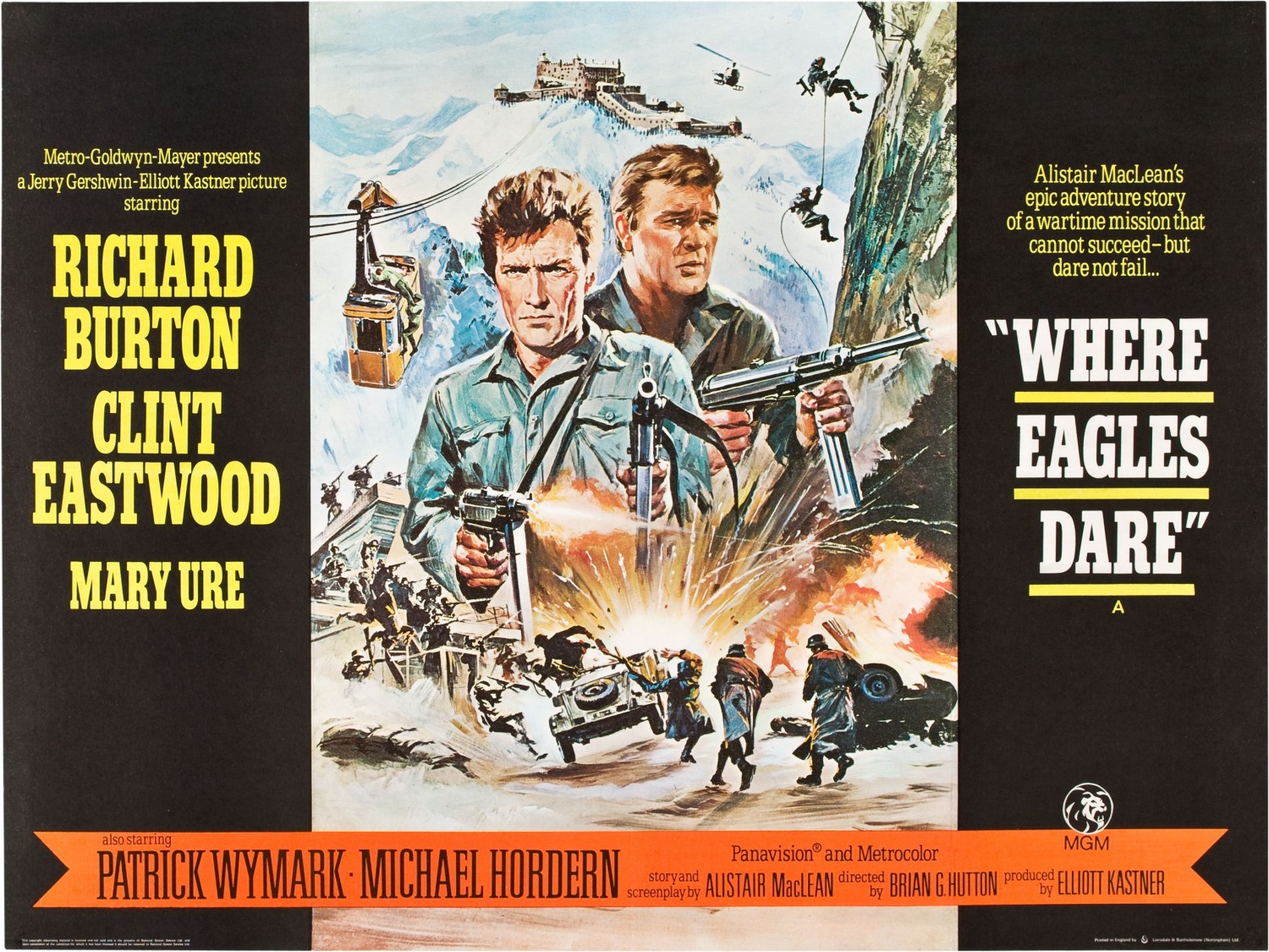 Extra Large Movie Poster Image for Where Eagles Dare (#5 of 7)