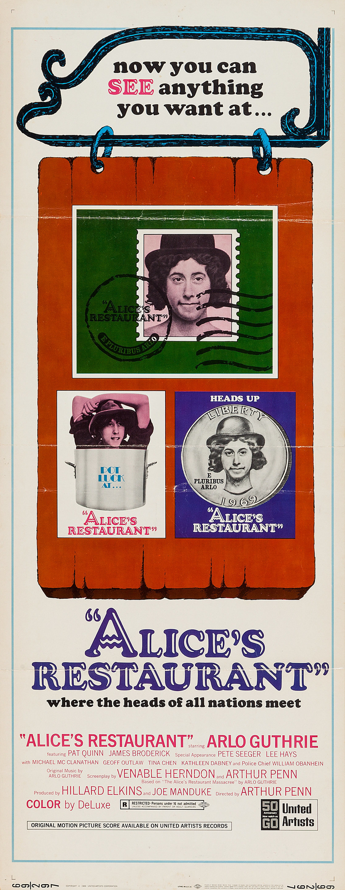 Mega Sized Movie Poster Image for Alice's Restaurant (#2 of 3)
