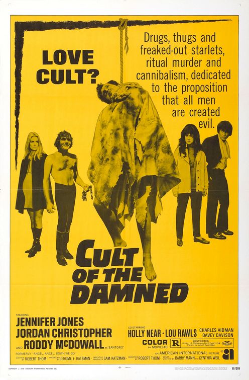 Cult of the Damned (aka Angel, Angel, Down We Go) Movie Poster