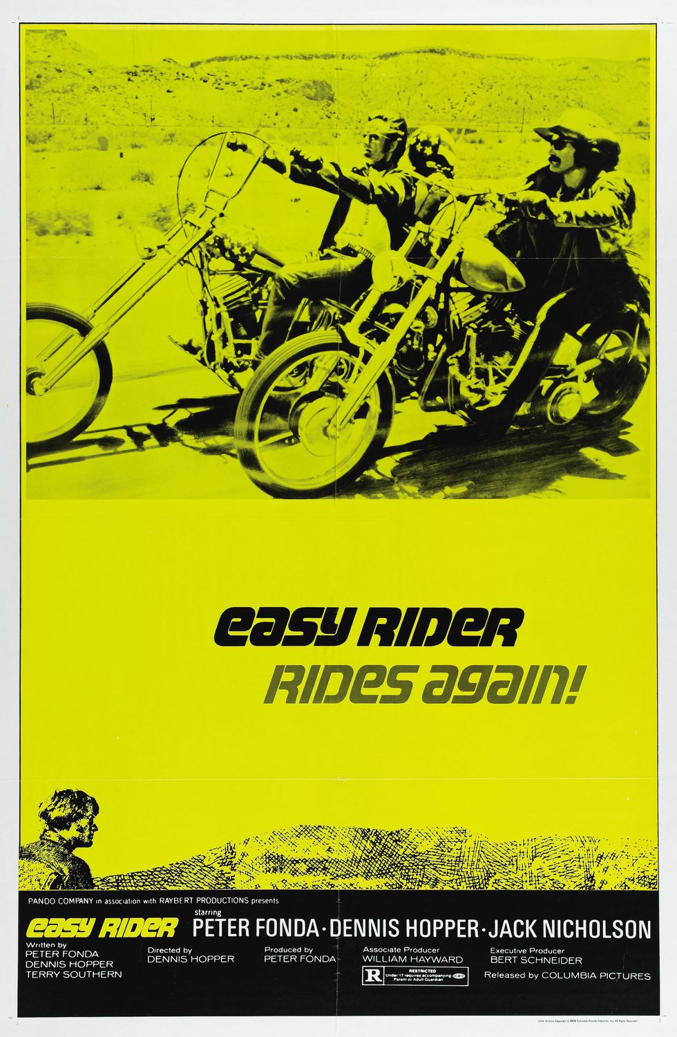 Extra Large Movie Poster Image for Easy Rider (#3 of 6)