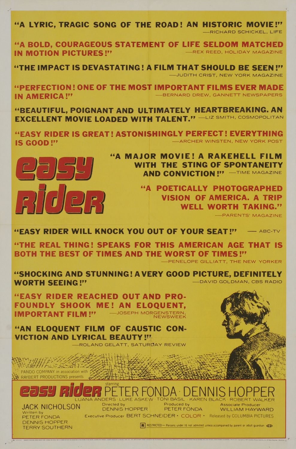 Extra Large Movie Poster Image for Easy Rider (#4 of 6)