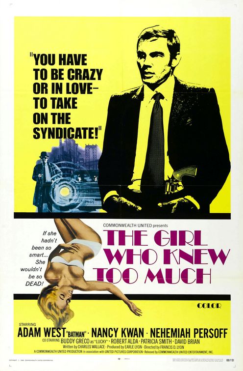 The Girl Who Knew Too Much Movie Poster