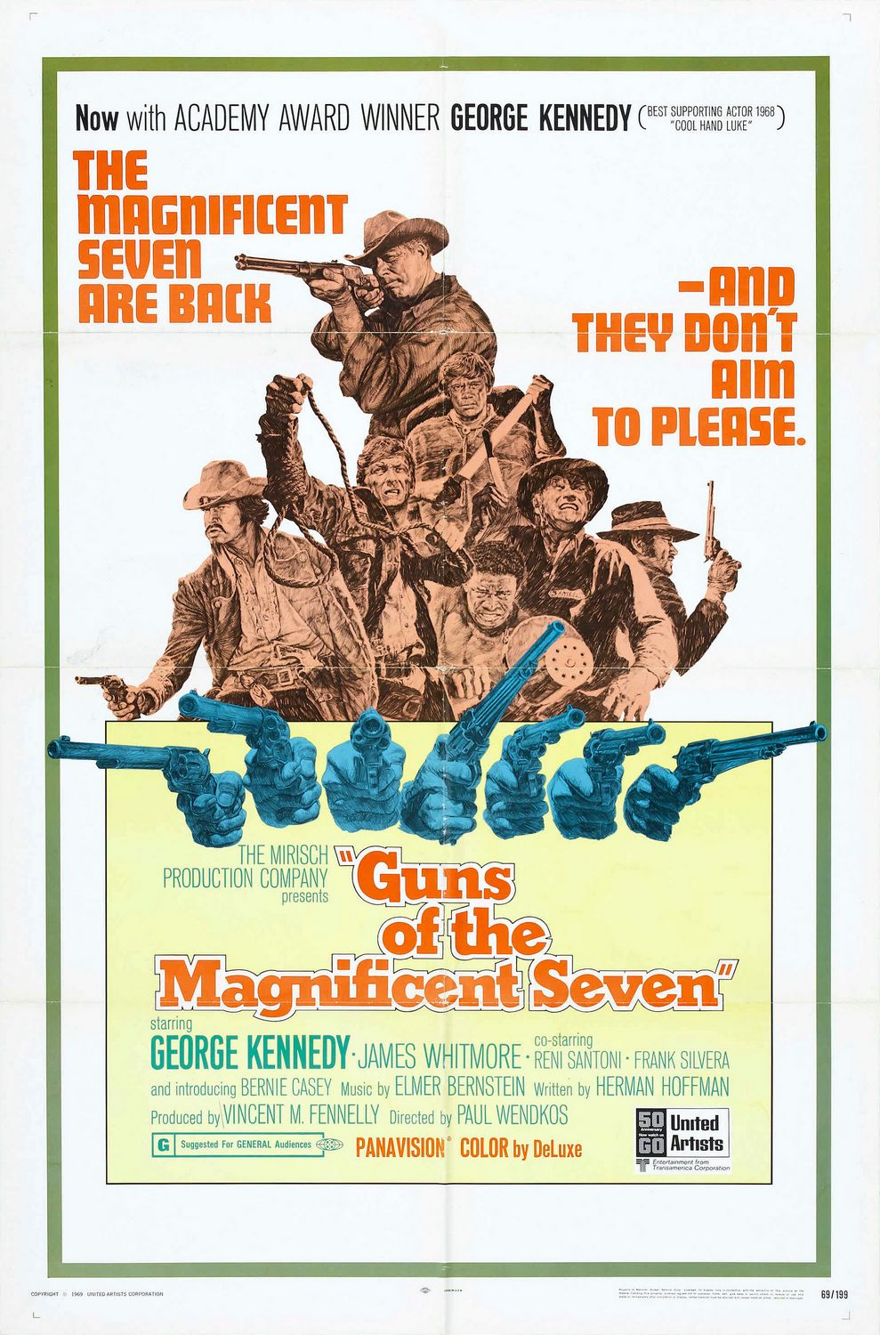 Extra Large Movie Poster Image for Guns of the Magnificent Seven (#1 of 2)