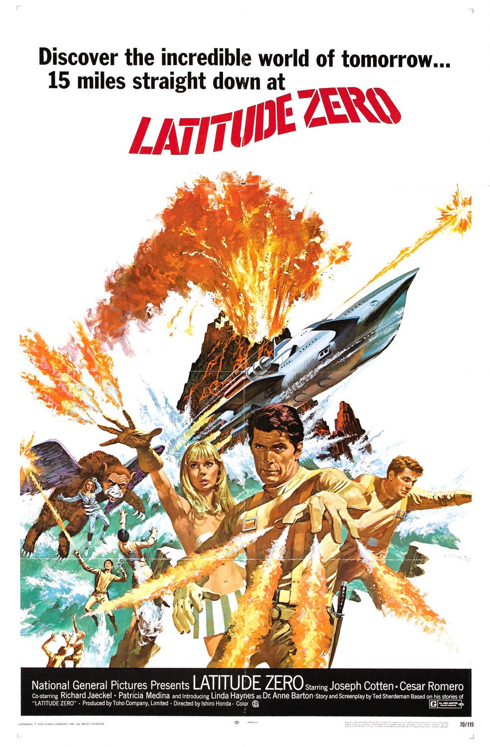 Extra Large Movie Poster Image for Latitude Zero 