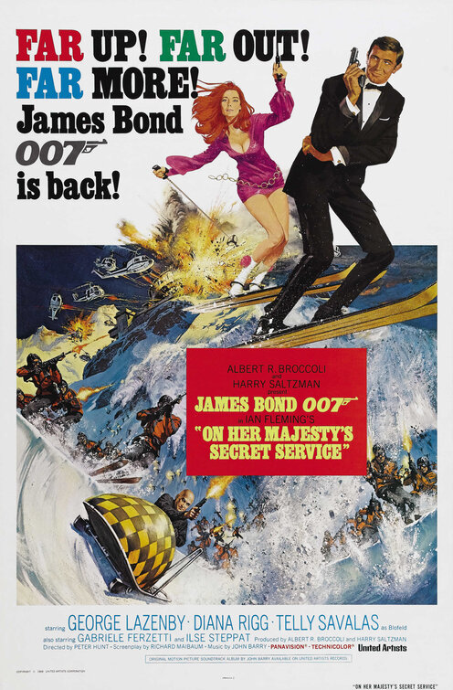 On Her Majesty's Secret Service Movie Poster
