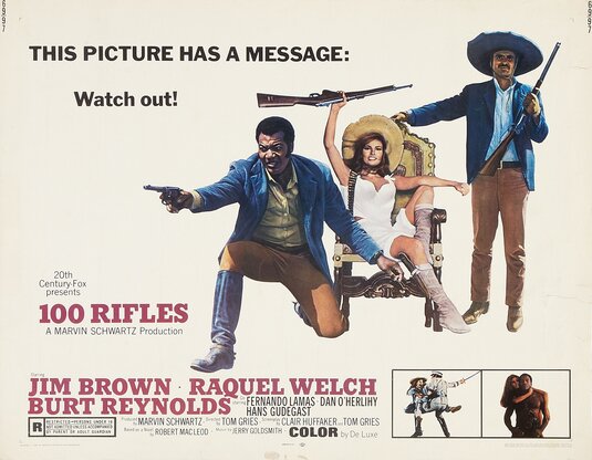 100 Rifles Movie Poster