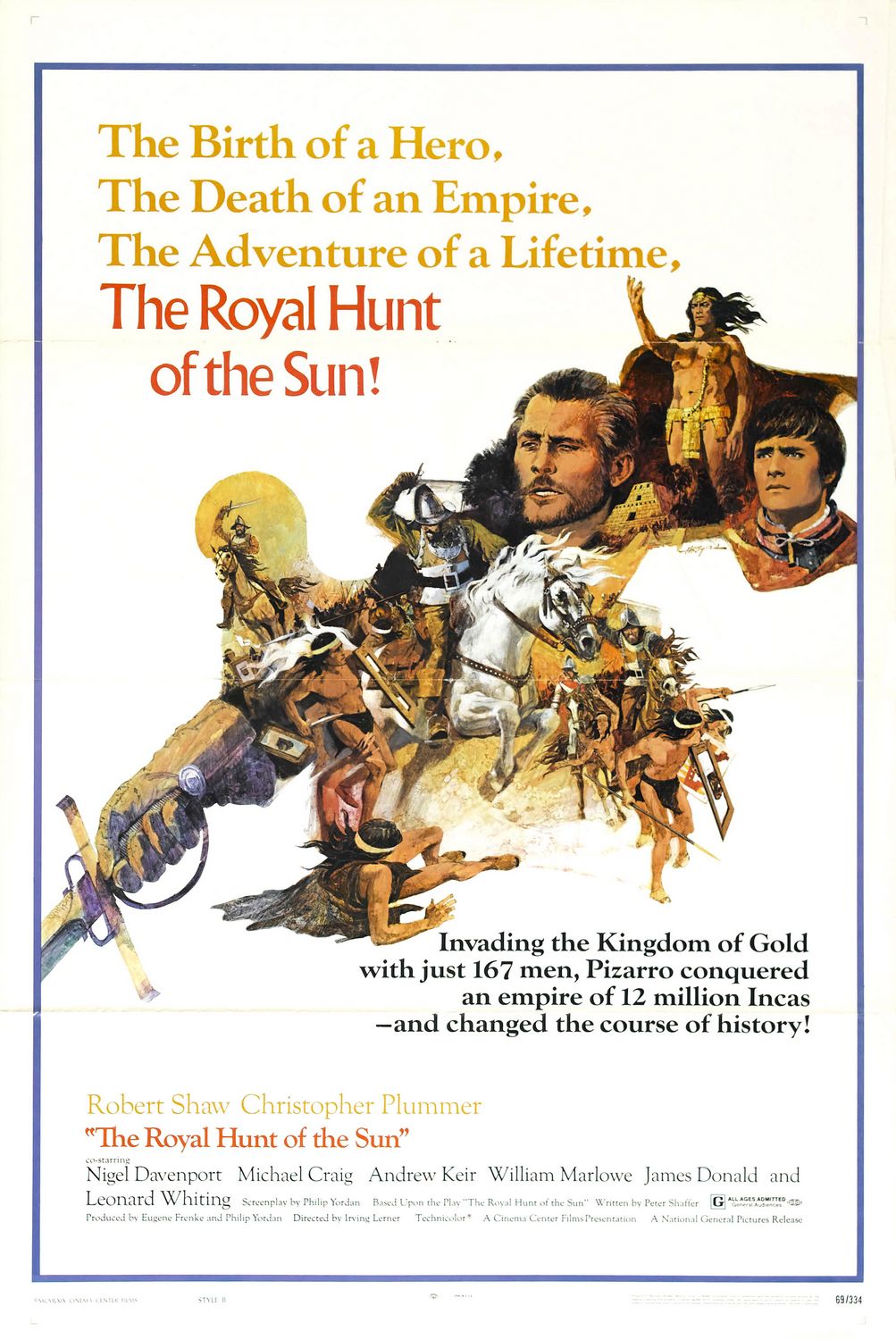 Extra Large Movie Poster Image for The Royal Hunt of the Sun (#1 of 2)