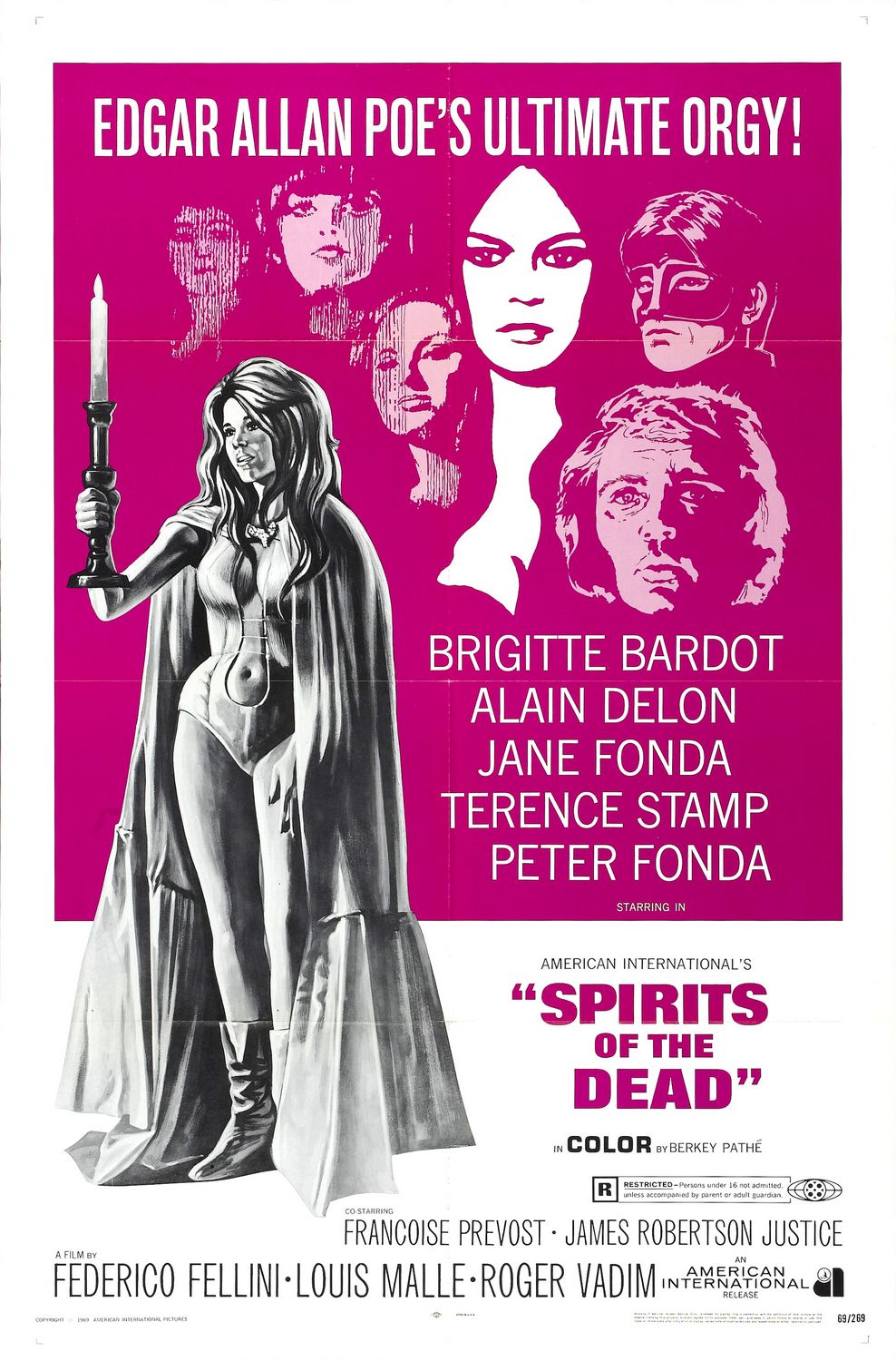 Extra Large Movie Poster Image for Spirits of the Dead (#1 of 2)