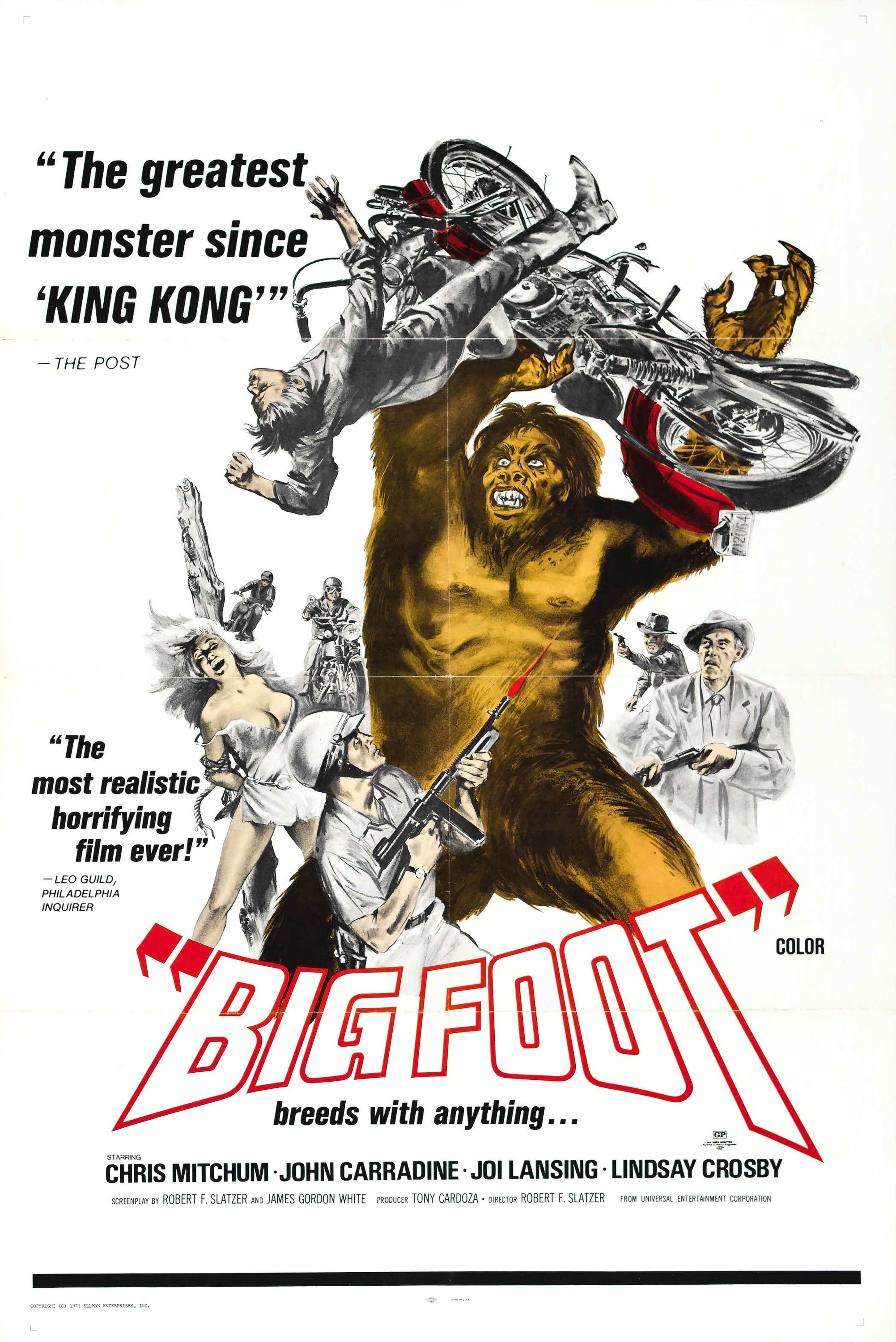 Mega Sized Movie Poster Image for Bigfoot 