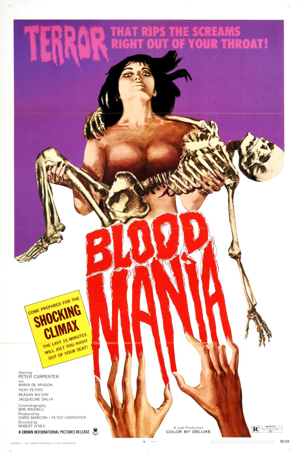 Extra Large Movie Poster Image for Blood Mania 