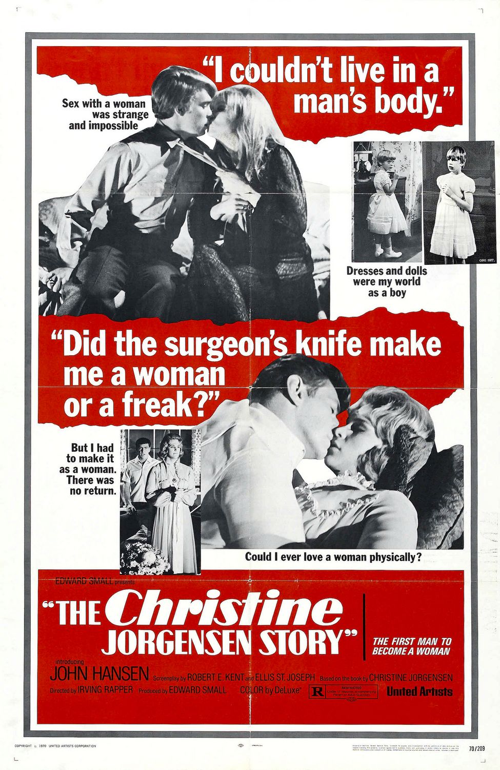 Extra Large Movie Poster Image for The Christine Jorgensen Story 