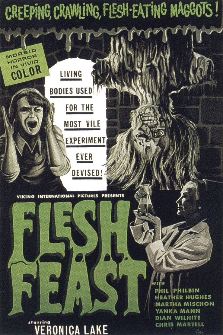 Extra Large Movie Poster Image for Flesh Feast 