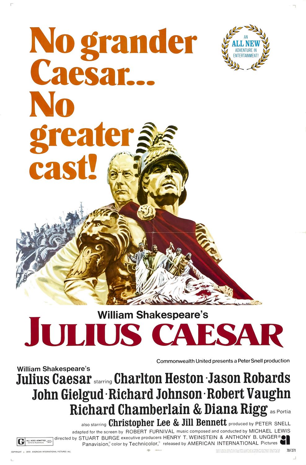 Extra Large Movie Poster Image for Julius Caesar 