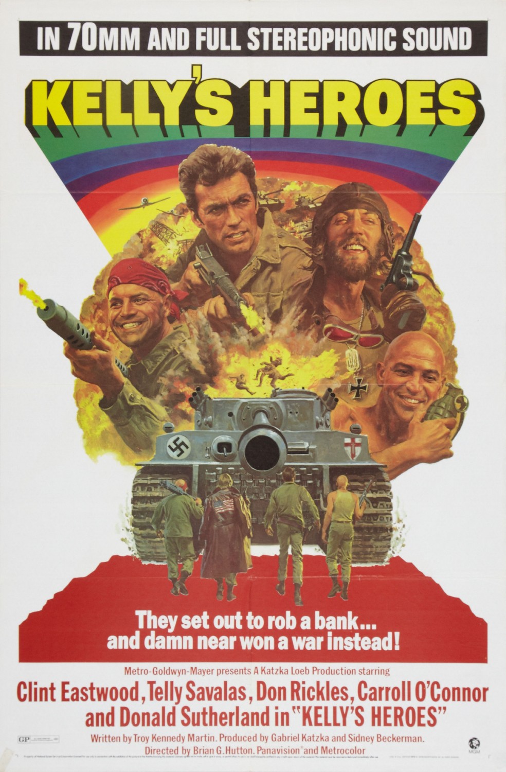 Extra Large Movie Poster Image for Kelly's Heroes (#2 of 3)