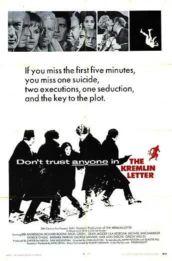 The Kremlin Letter Movie Poster