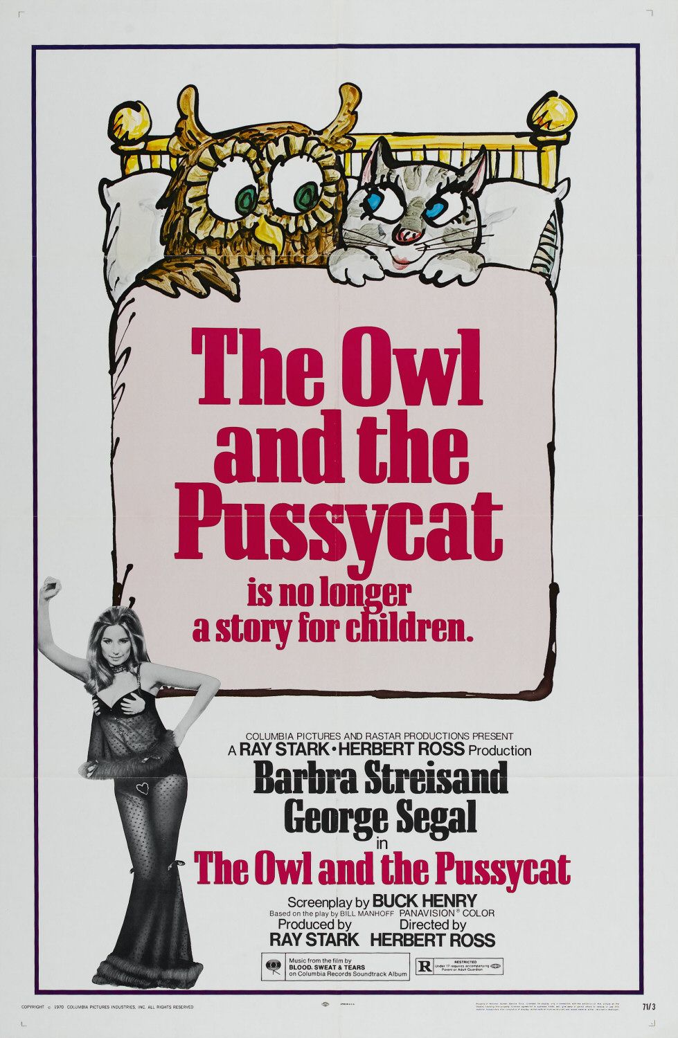 Extra Large Movie Poster Image for The Owl and the Pussycat (#1 of 2)