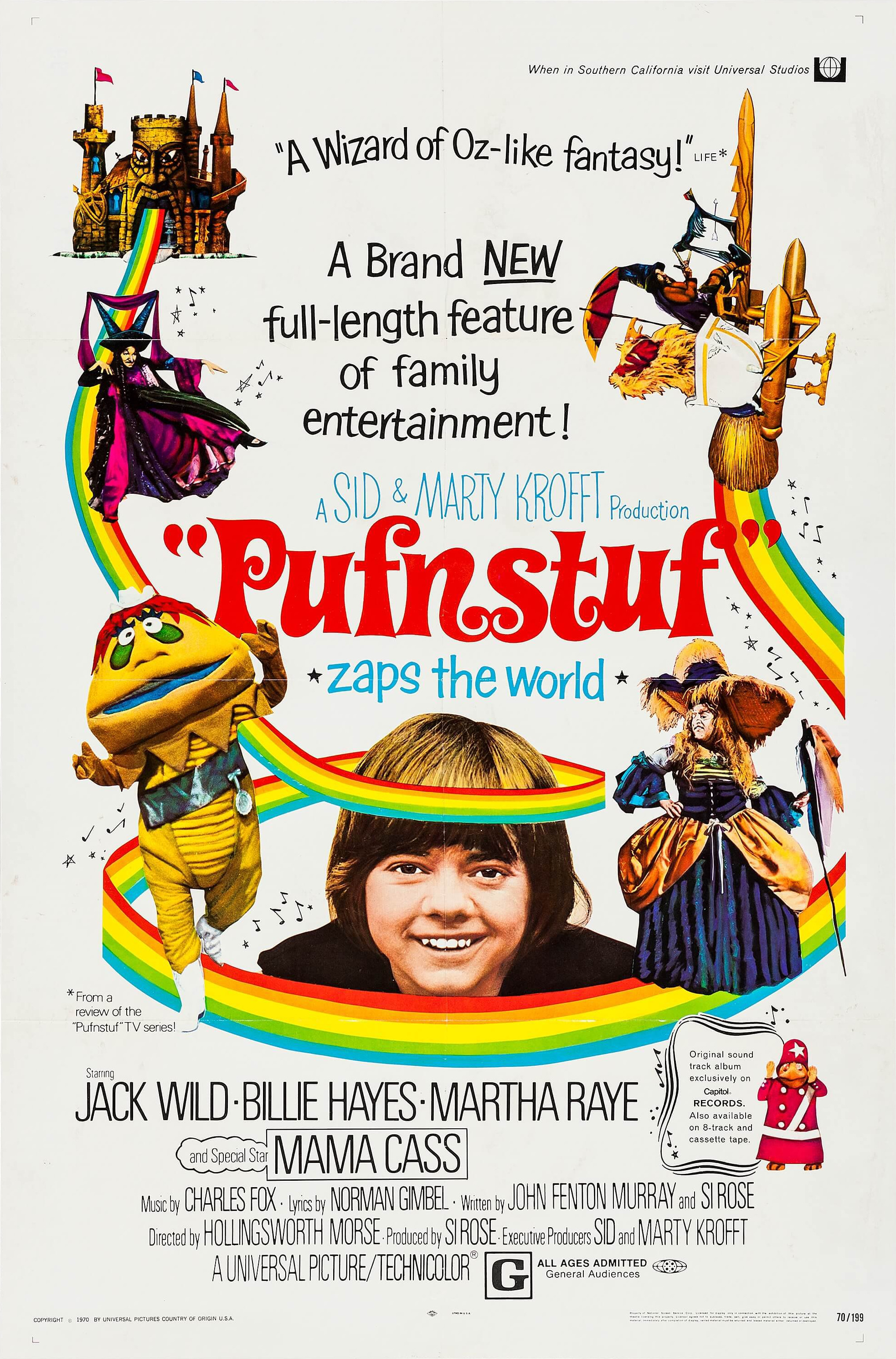Mega Sized Movie Poster Image for Pufnstuf 