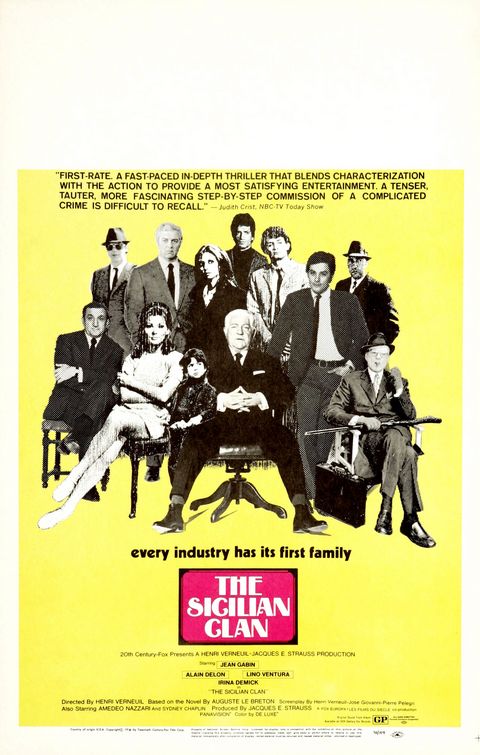 The Sicilian Clan Movie Poster