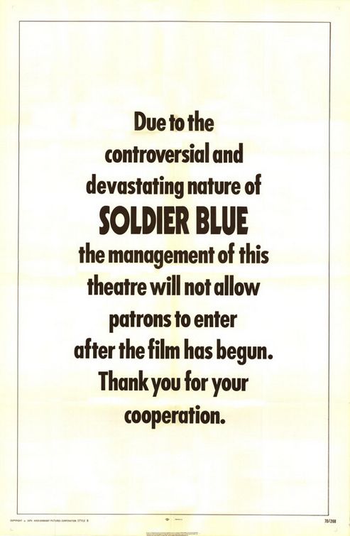 Soldier Blue Movie Poster