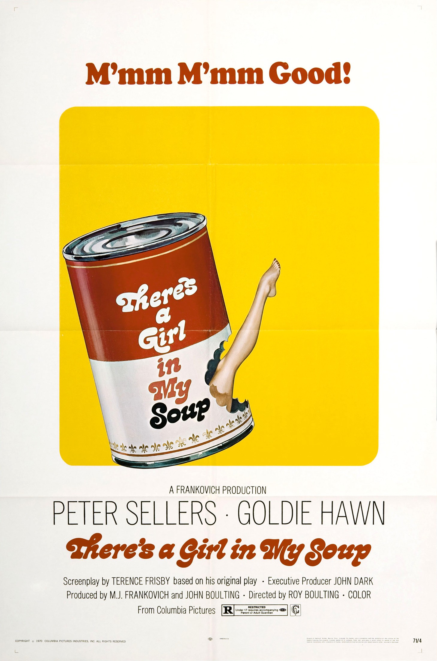 Mega Sized Movie Poster Image for There's a Girl in My Soup 