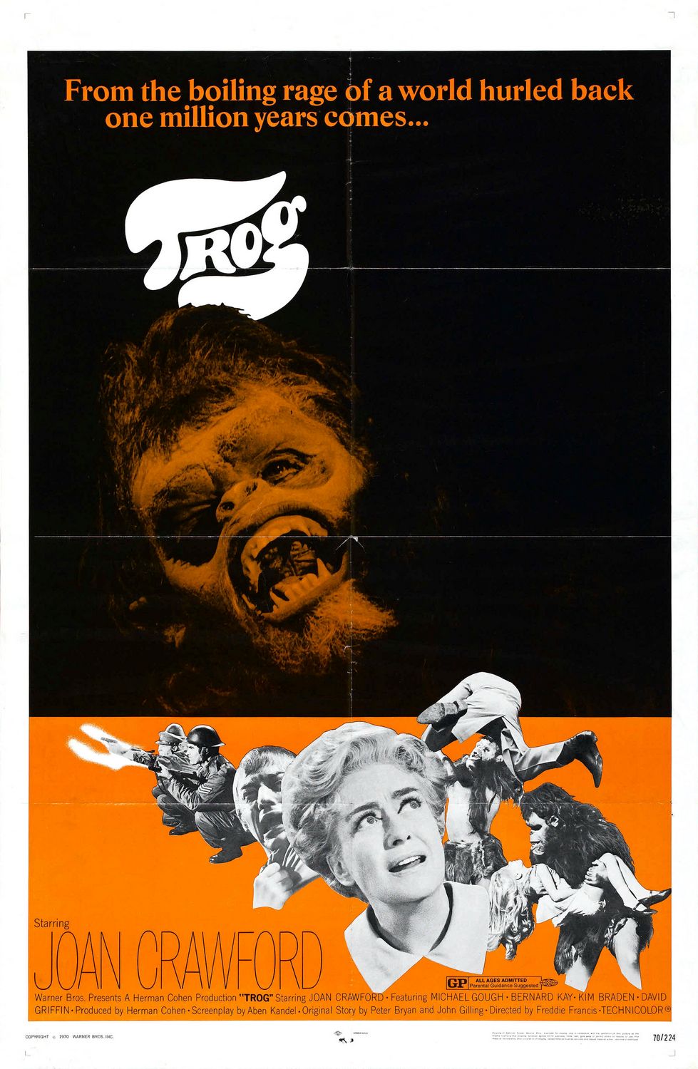 Extra Large Movie Poster Image for Trog 