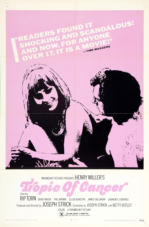 Tropic of Cancer Movie Poster
