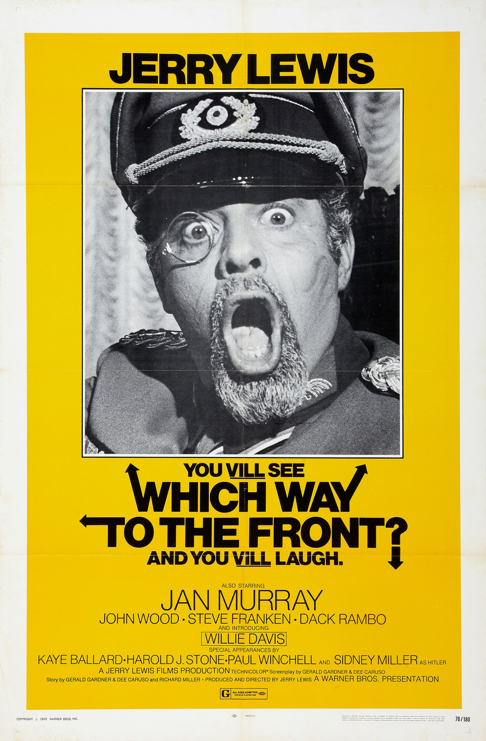 Extra Large Movie Poster Image for Which Way to the Front? 