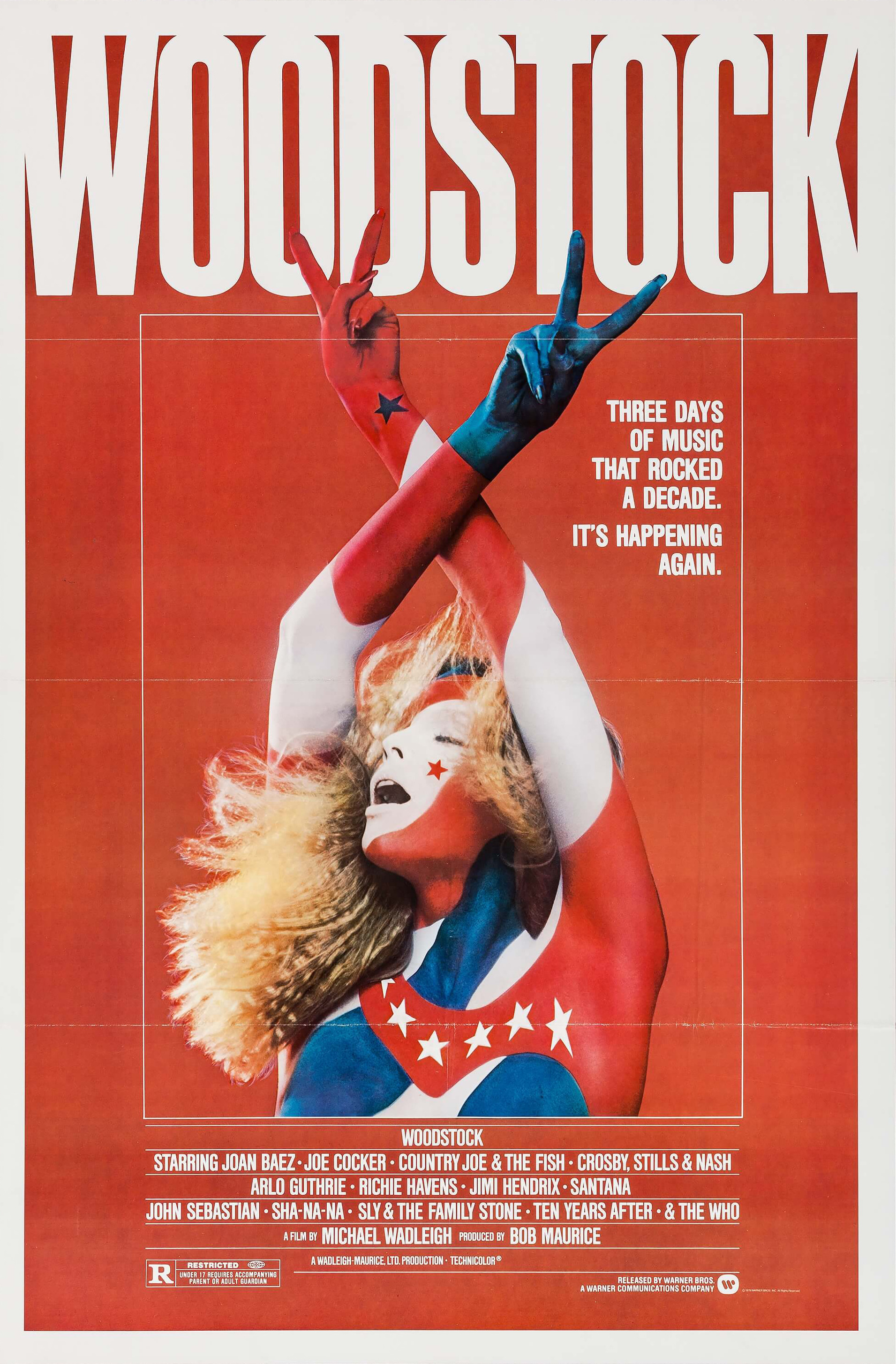 Mega Sized Movie Poster Image for Woodstock (#4 of 5)