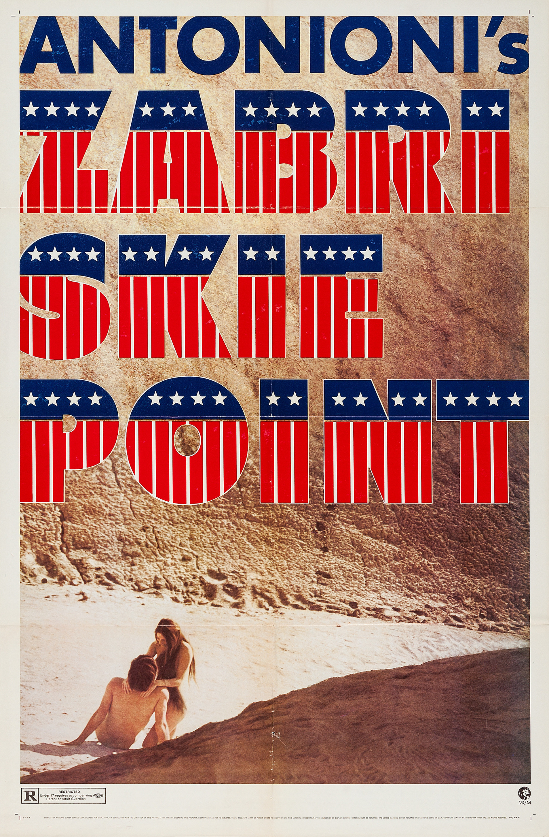 Mega Sized Movie Poster Image for Zabriskie Point (#1 of 2)