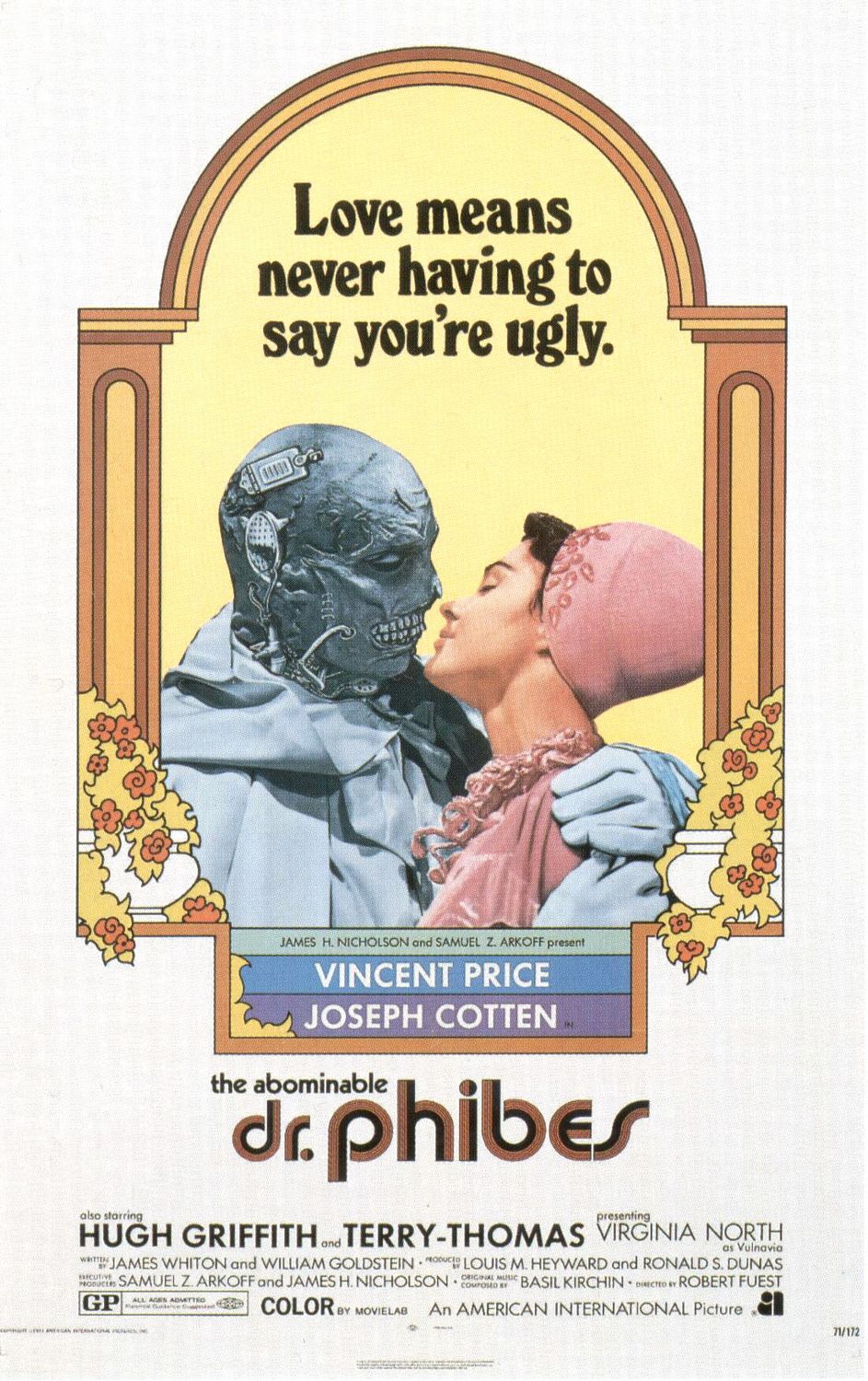 Extra Large Movie Poster Image for The Abominable Dr. Phibes 