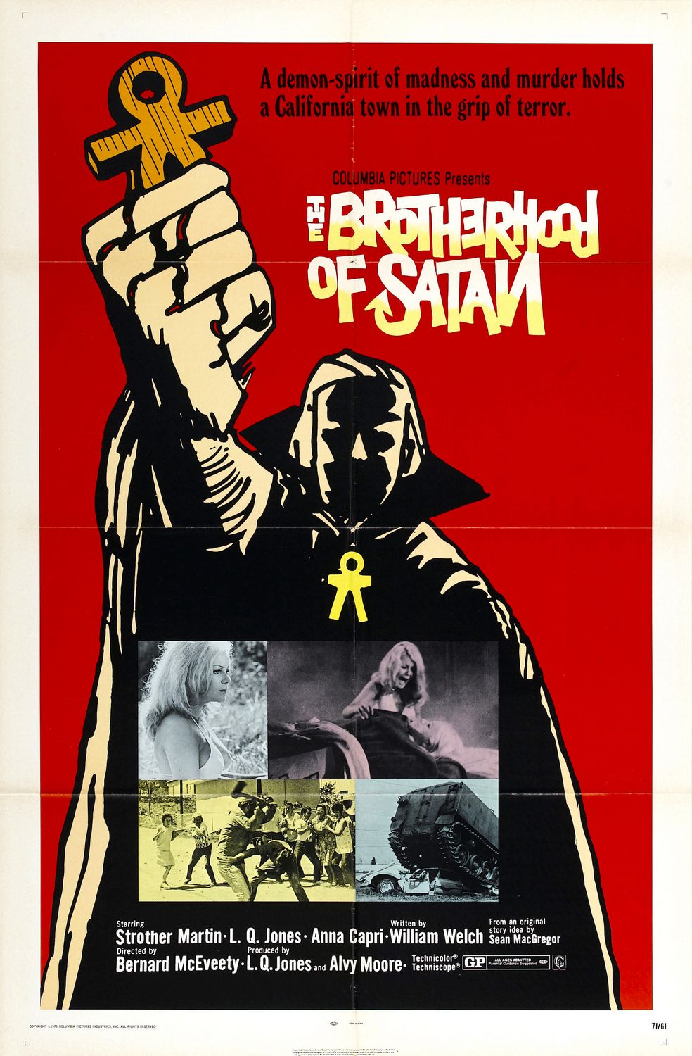 Extra Large Movie Poster Image for The Brotherhood of Satan 