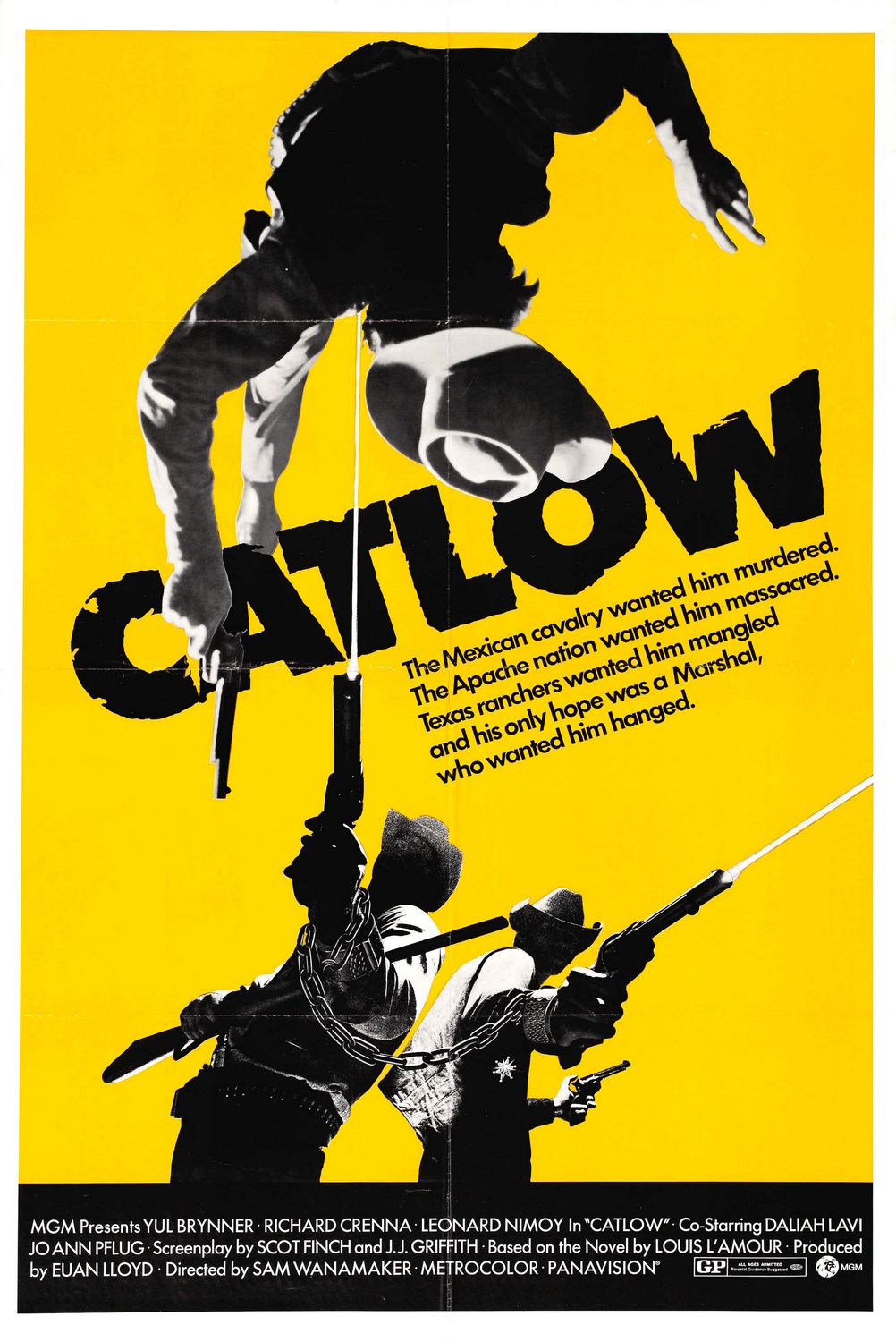 Extra Large Movie Poster Image for Catlow 