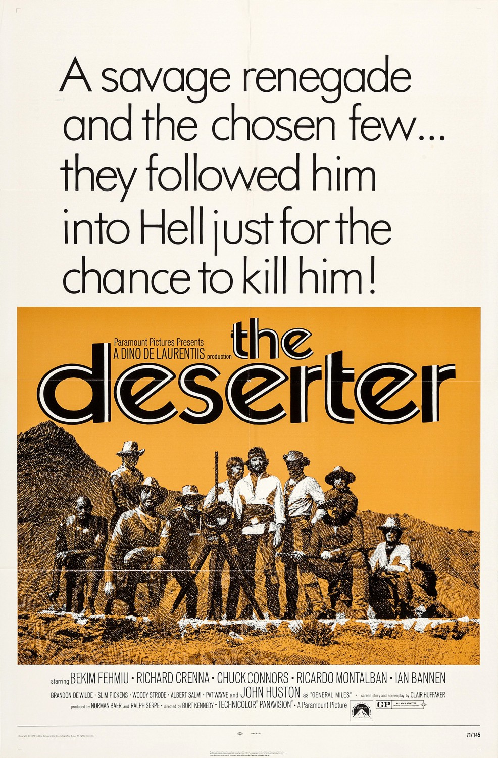Extra Large Movie Poster Image for The Deserter 