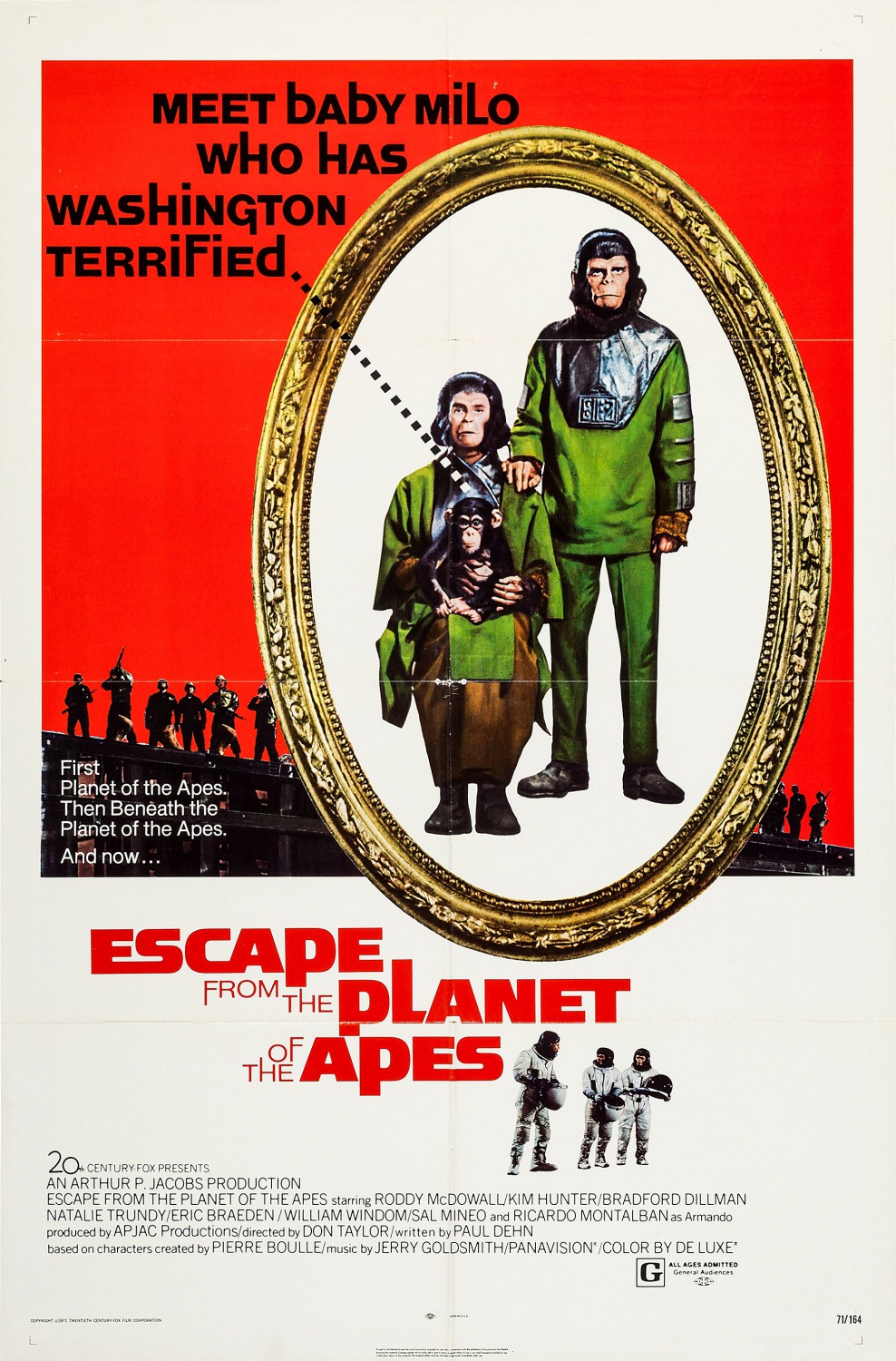Extra Large Movie Poster Image for Escape from the Planet of the Apes 