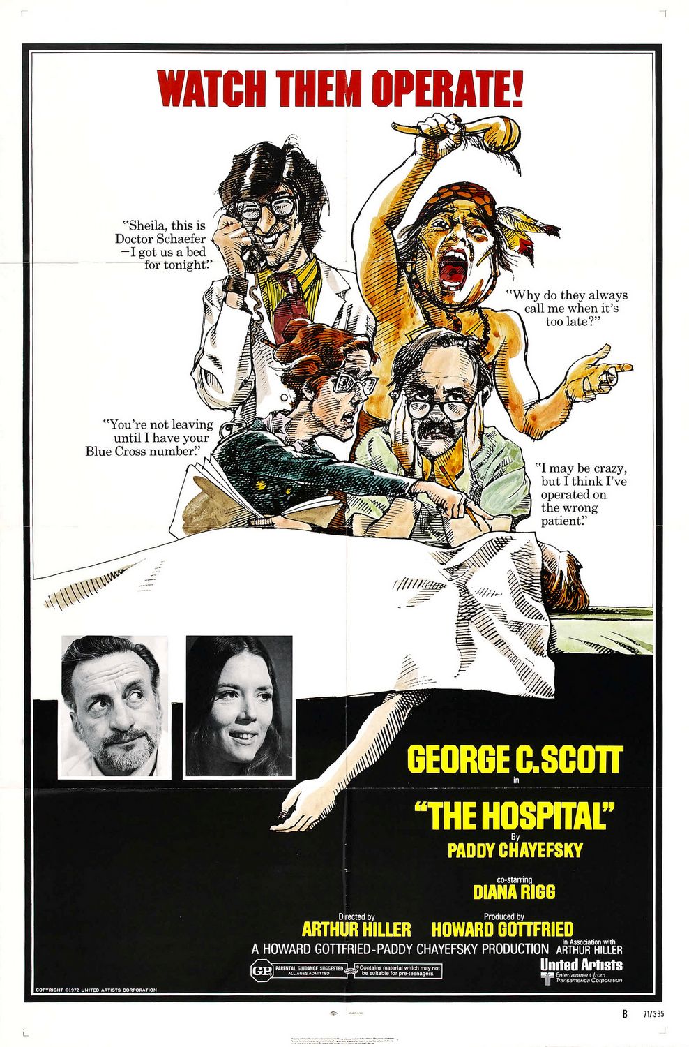 Extra Large Movie Poster Image for The Hospital (#2 of 2)
