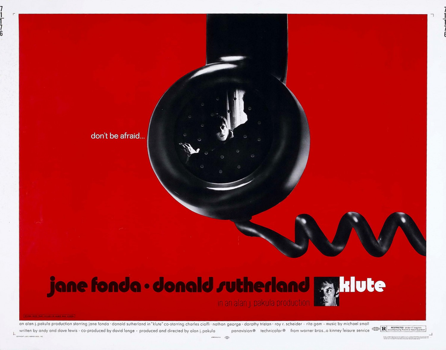 Extra Large Movie Poster Image for Klute (#2 of 2)