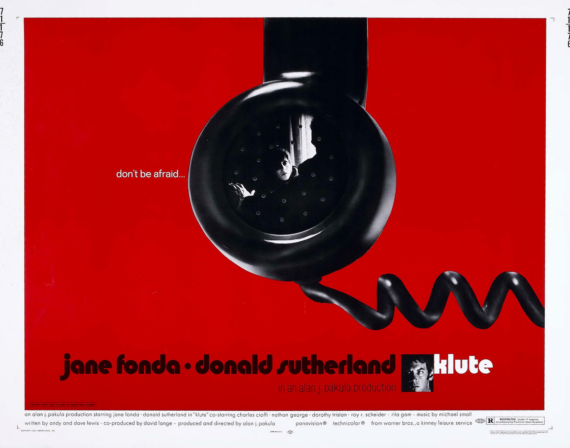 Mega Sized Movie Poster Image for Klute (#2 of 2)