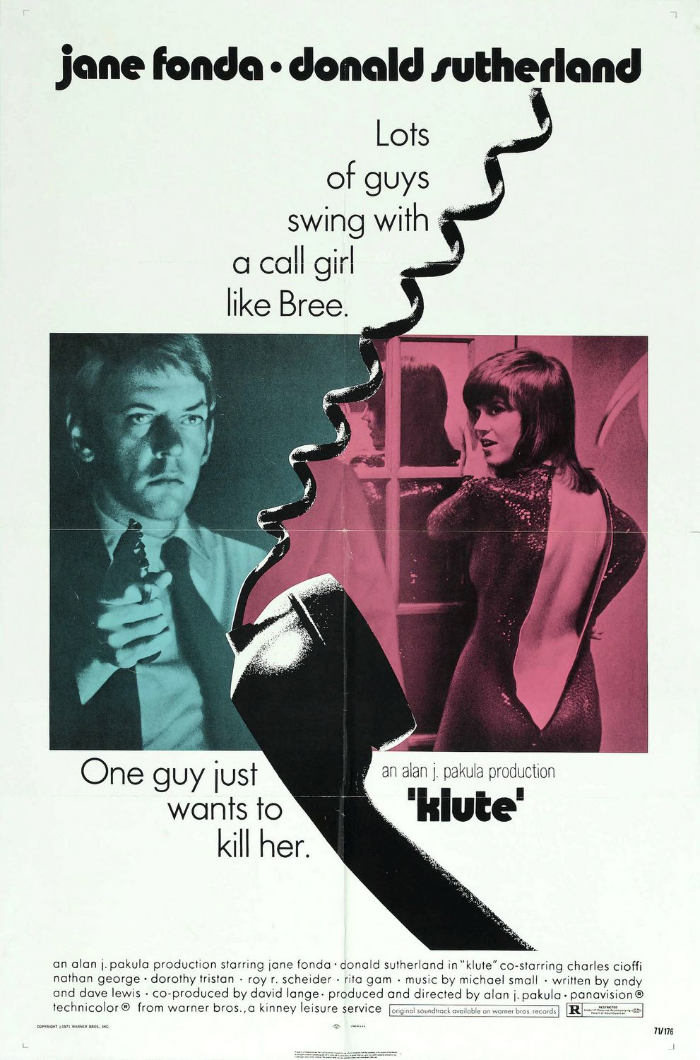 Extra Large Movie Poster Image for Klute (#1 of 2)