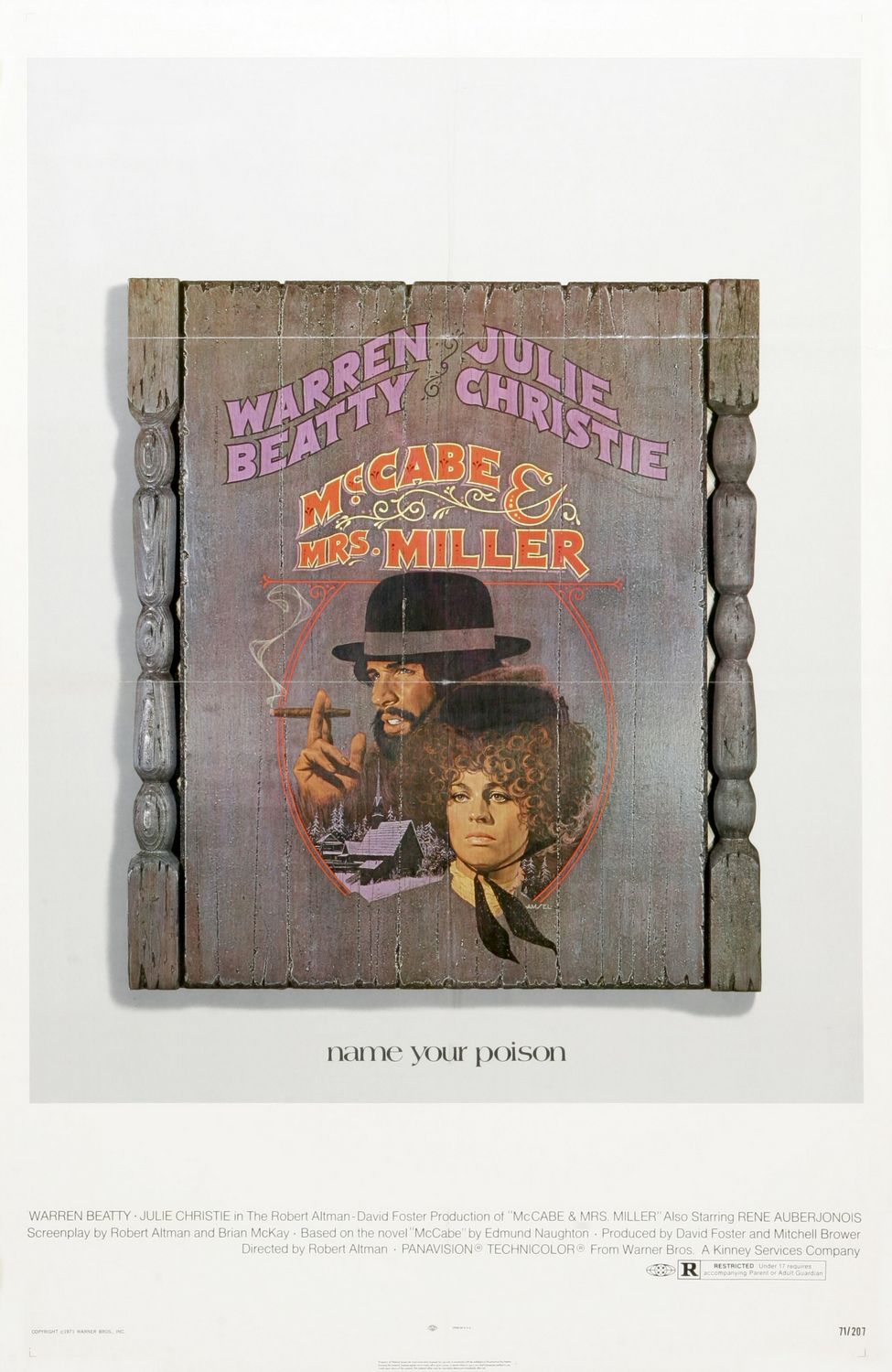 Extra Large Movie Poster Image for McCabe & Mrs. Miller 