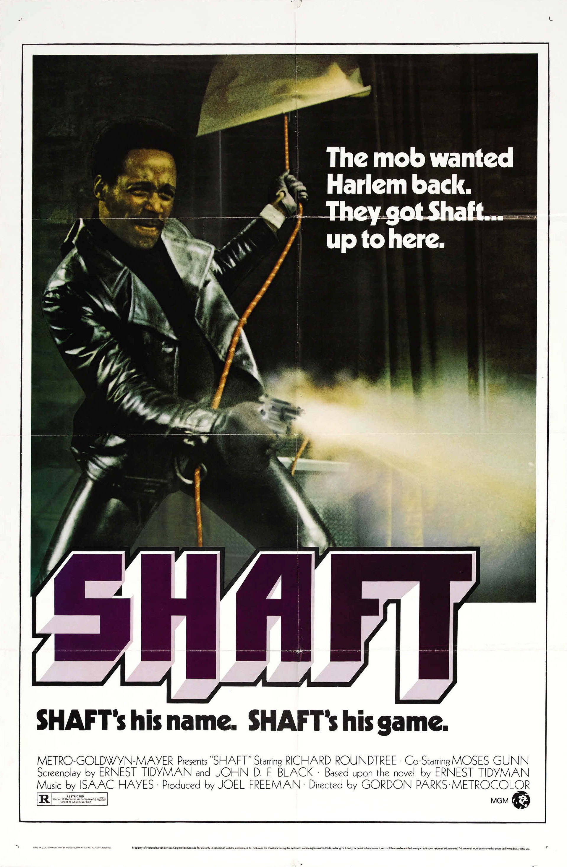 Mega Sized Movie Poster Image for Shaft 