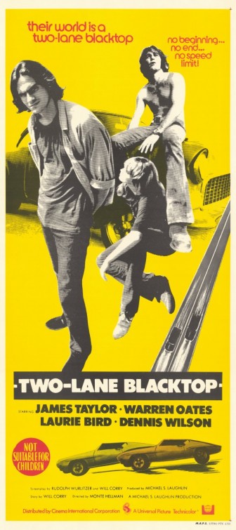 Two-Lane Blacktop Movie Poster