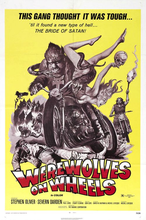 Werewolves on Wheels Movie Poster