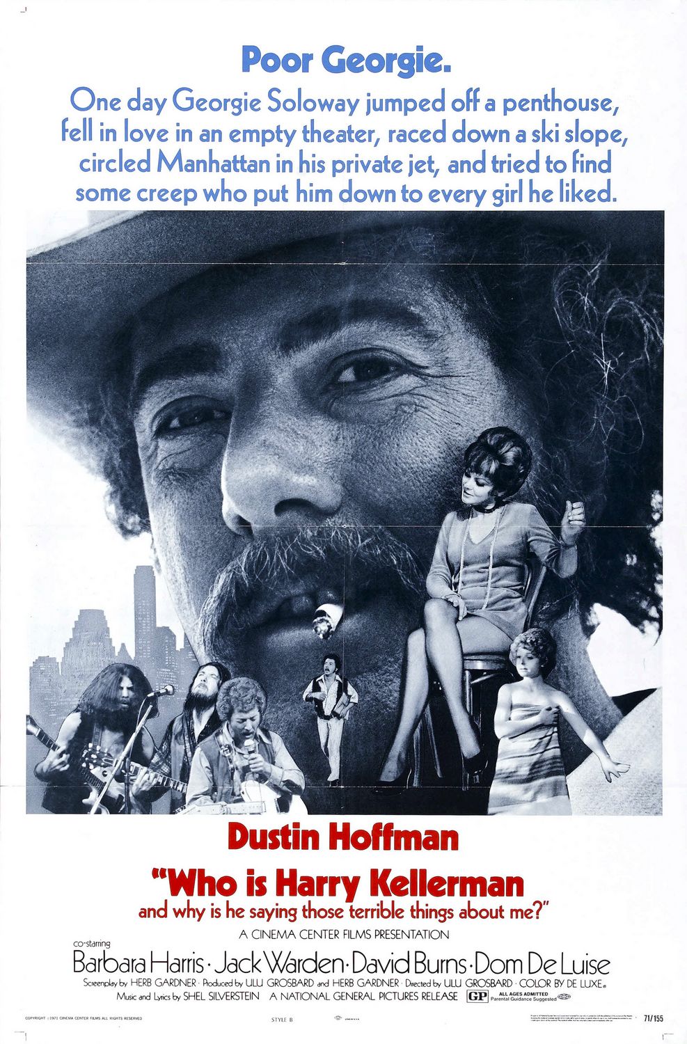 Return to Main Page for Who Is Harry Kellerman and Why Is He Saying Those Terrible Things About Me? Posters