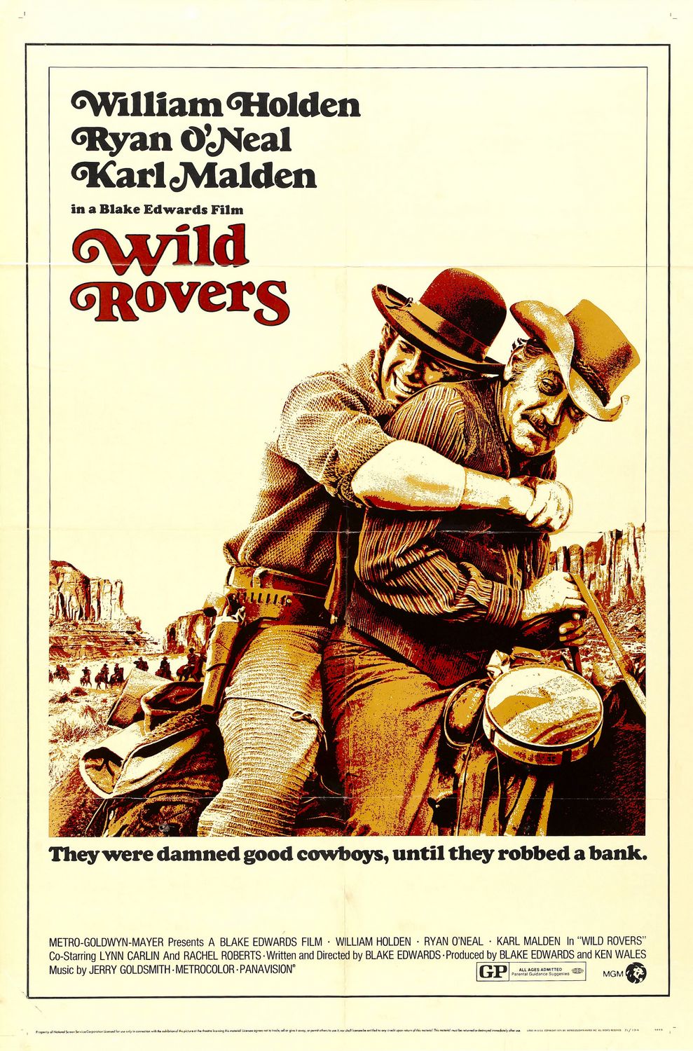 Extra Large Movie Poster Image for Wild Rovers (#1 of 2)