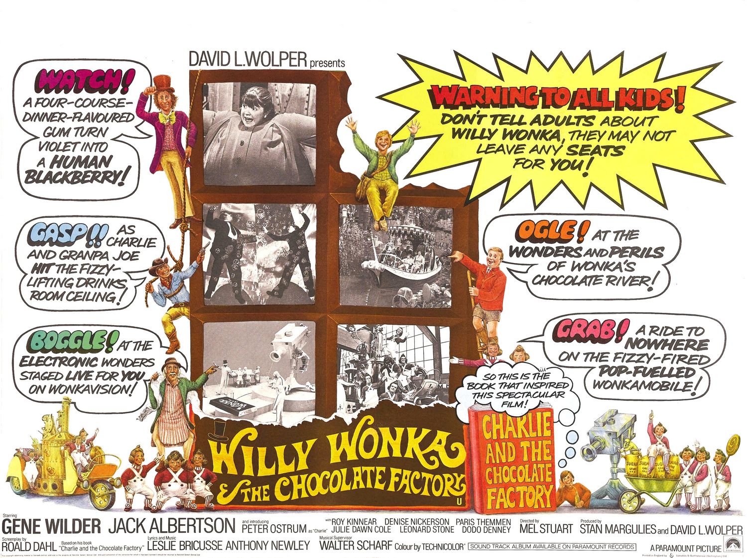 Extra Large Movie Poster Image for Willy Wonka & the Chocolate Factory (#2 of 3)