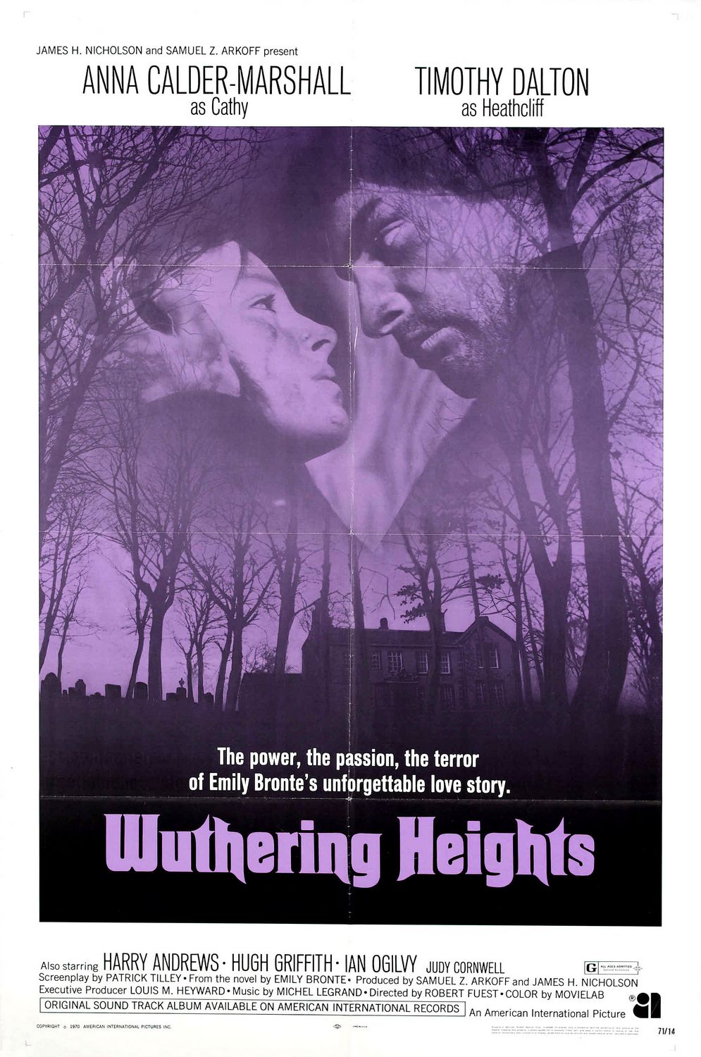 Extra Large Movie Poster Image for Wuthering Heights 