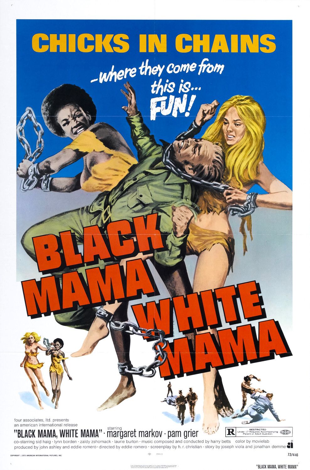 Extra Large Movie Poster Image for Black Mama, White Mama 