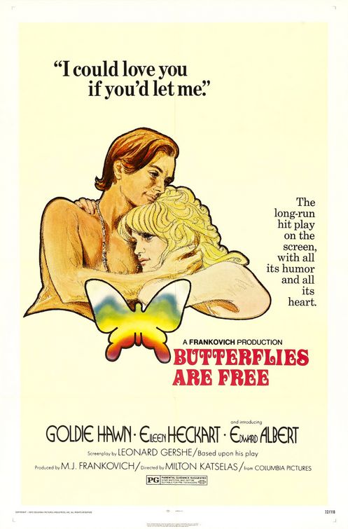 Butterflies Are Free Movie Poster