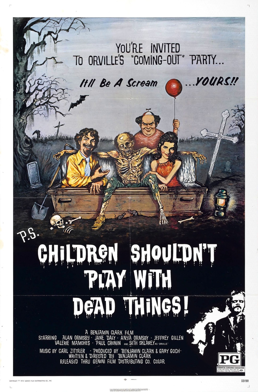 Extra Large Movie Poster Image for Children Shouldn't Play with Dead Things (#1 of 2)